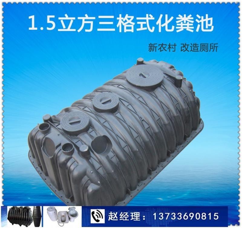 安徽三格式pe一体化粪池厂家价格贫困户改厕户用