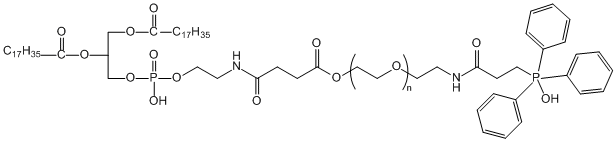 線粒體靶向DSPE-PEG-TPP PEG-DSPE 磷酸三苯酯修飾納米顆粒
