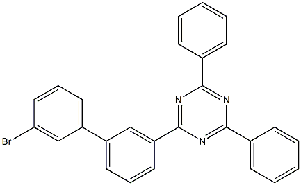2(3(3'-溴联苯基))-4,6-二苯基-1,3,5-三嗪CAS号:1606981-69-4