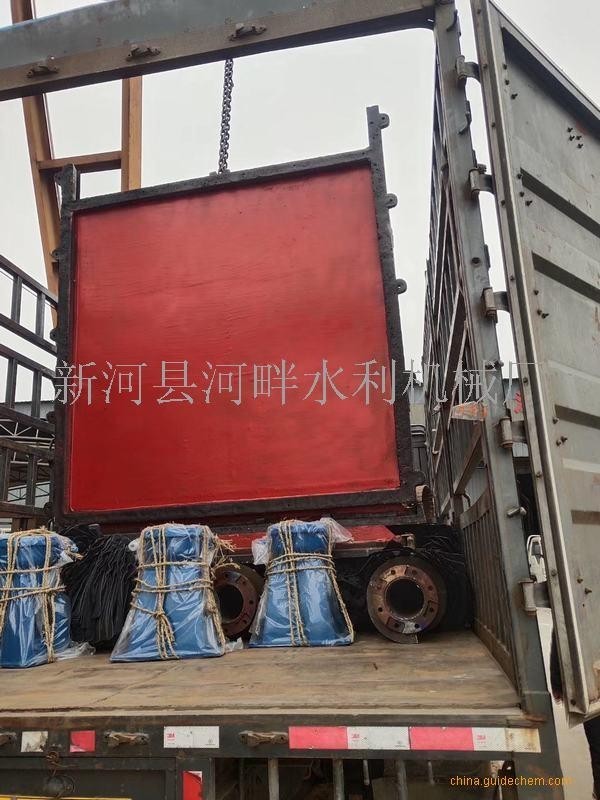 杭州污水泵站2米*2米铸铁闸门