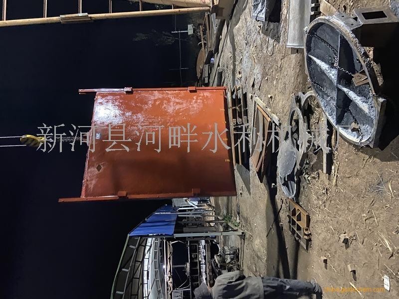 宁波广州平面滑块式钢制闸门 螺杆式卷扬式启闭机加工定制