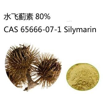 水飞蓟素80% CAS 65666-07-1 Silymarin 