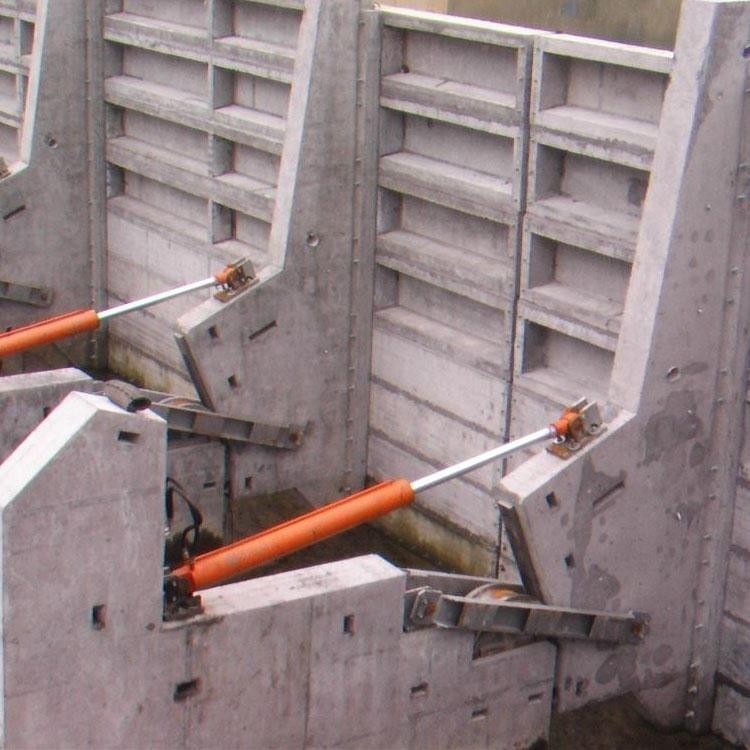 水电站液压钢坝闸门广泛适用于城市抬水