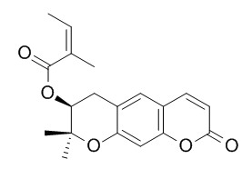 紫花前胡醇当归酸酯 CAS：130848-06-5