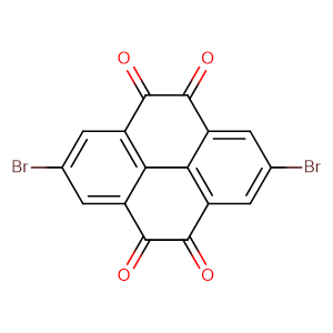 2,7-二溴-芘-4,5,9,10-四酮；  CAS：1204649-68-2 （大小包装均可、质量保证，高校及研究所支持货到付款） 产品图片
