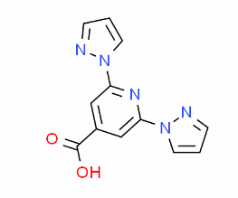 2,6-bis(1H-pyrazol-1-yl)isonicotinic acid CAS号:600727-96-6 现货优势供应 科研产品