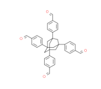 1,3,5,7-四(4-苯甲醛基)-金刚烷 CAS号:645401-15-6 现货优势供应 科研产品