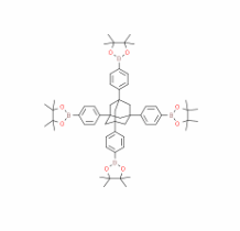 1,3,5,7-tetrakis(4-(4,4,5,5-tetramethyl-1,3,2-dioxaborolan-2-yl)phenyl)adamantane CAS号:1636119-48-6 现货优势供应 科研产品