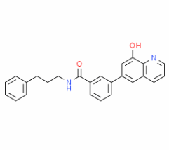 Benzamide, 3-(8-hydroxy-6-quinolinyl)-N-(3-phenylpropyl)- CAS号:2003260-55-5 现货优势供应 科研产品