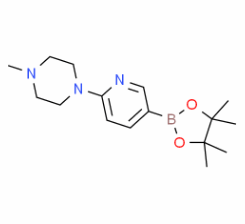 2-(4-甲基哌嗪-1-基)吡啶-5-硼酸频那醇酯 CAS号:918524-63-7 现货优势供应 科研产品