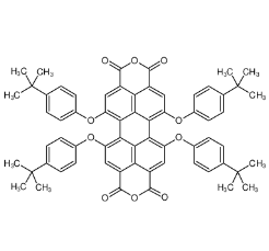 1,6,7,12-四叔丁基苯氧基苝-3,4,9,10-四甲酸二酐CAS号:156028-30-7