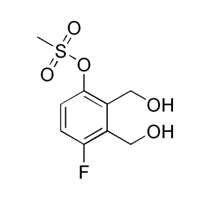 4-氟-2,3-雙羥甲基苯酚甲磺酸酯