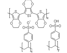 聚(3,4-亚乙二氧基噻吩)-聚(苯乙烯磺酸 )CAS号:155090-83-8
