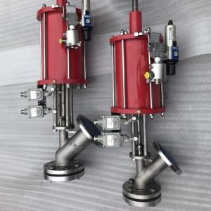 直销气动上展式釜底放料阀FL641W-16P 产品图片