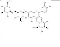 槲皮素-3-O-β-D-葡萄糖-7-O-β-D-龍膽雙糖苷60778-02-1