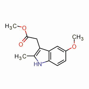 5-甲氧基-2-甲基-3-吲哚乙酸甲酯CAS号:7588-36-5 现货