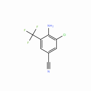 4-氨基-3-氯-5-三氟甲基 苯腈CAS号:62584-25-2