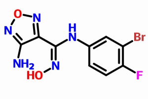 4-氨基-N-(3-溴-4-氟苯基)-N'-羟基-1,2,5-恶二唑-3-甲脒CAS号914638-30-5；现货供应