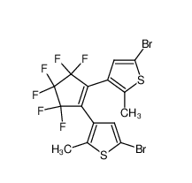 1,2-双(2'-甲基-5'-溴噻吩-3'-基)全氟环戊烯 CAS号:159590-16-6 现货优势供应 科研产品
