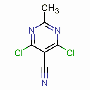 2-甲基-4,6-二氯嘧啶-5-甲腈 CAS号:76574-36-2 现货优势供应 科研产品
