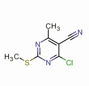 4-氯-6-甲基-2-甲硫基-5-氰基嘧啶 CAS号:1208170-17-5 现货优势供应 科研产品