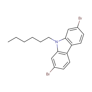 2,7-二溴-9-乙基-9H-咔唑 CAS号654676-12-7；（科研试剂/现货优势供应，质量保证）