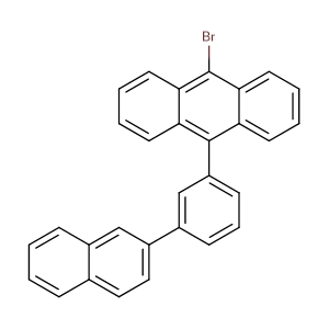 9-溴-10-(3-(萘-2-基)苯基)蒽CAS号944801-33-6；（科研试剂/现货优势供应，质量保证）