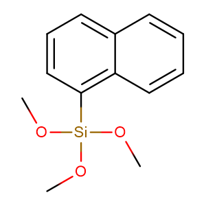 1-萘三甲氧基硅烷CAS号18052-76-1;（自有实验室，优势产品常备库存，质量保证）