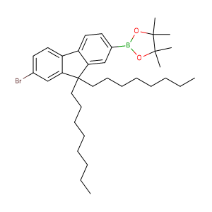 7-溴-9,9-二-n-辛基-9H-芴-2-硼酸频哪醇酯CAS号620624-96-6；（科研试剂/现货供应，质量保证）