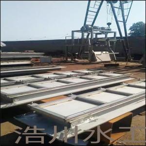 水力拦蓄冲洗装置 水力节能型拍门 