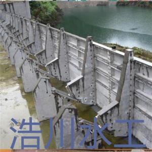 液压景观钢坝 液压底横轴钢坝-液压钢坝闸门工作原理