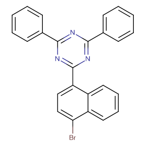 實驗室供應 2-(4-溴-1-萘基)-4,6-二苯基-1,3,5-三嗪 CAS：1800228-86-7