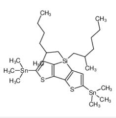 5,5'-双三甲基锡-4,4'-二(2-乙基己基)-4H-硅杂环戊二烯并[3,2-b:4,5-b']二噻吩 CAS号:1089687-06-8 现货优势供应 科研产品