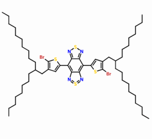 4,8-二(5-溴-4-(2-辛基十二烷基)噻吩-2-基)-1H,3H-苯并[1,2-c:4,5-c']二[1,2,5]噻二唑 CAS号:1374601-35-0 现货优势供应 科研产品