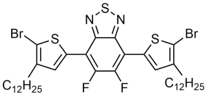 4,7-双(5-溴-4-十二烷噻吩-2-基)-5,6-二氟苯并[c][1,2,5]噻二唑 CAS号:1373834-88-8 现货优势供应 科研产品