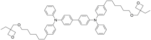 N4,N4'-bis(4-(6-((3-ethyloxetan-3-yl)methoxy)hexyl)phenyl)-N4,N4'-diphenyl-[1,1'-biphenyl]-4,4'-diamine CAS号:746634-00-4 现货优势供应 科研产品