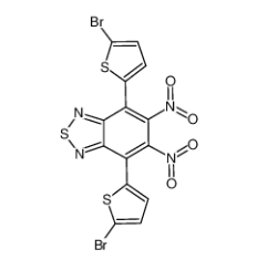 4,7-双(5-溴噻吩-2-基)-5,6-二硝基-2,1,3-苯并噻二唑CAS号:1000000-27-0