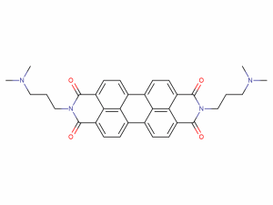 PDIN； 2,9-雙(3-(二甲基氨基)丙基)蒽[2,1,9-def:6,5,10-d'e'f']二異喹啉-1,3,8,10(2H,9H)-四酮； CAS：117901-97-0    同系列均可提供，實驗室自主研發，光電/電子材料優勢供應！