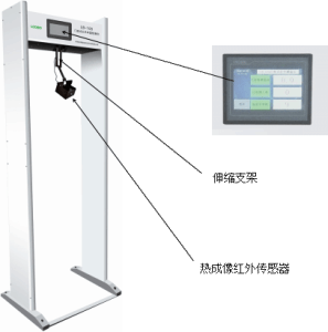 可拍照的LB-107门式测温仪